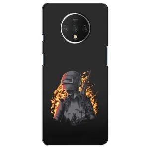 Чохол з картинкою "Герой Pubg" на OnePlus 7T (В полум'ї)