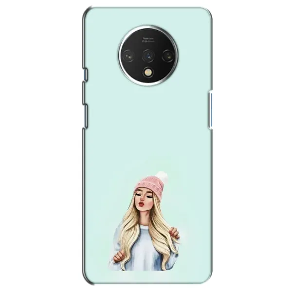 Чехол с рисунком «В шапке» для OnePlus 7T