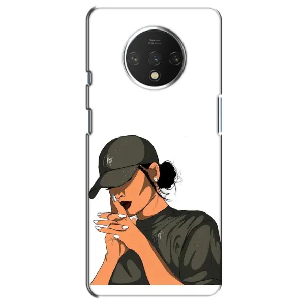Чехол с рисунком «В зеленом» для OnePlus 7T