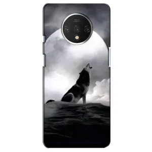 Чехол с Волком на OnePlus 7T (Волк и луна)