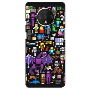 Чохол майнкрафт для OnePlus 7T (Усі персонажі)