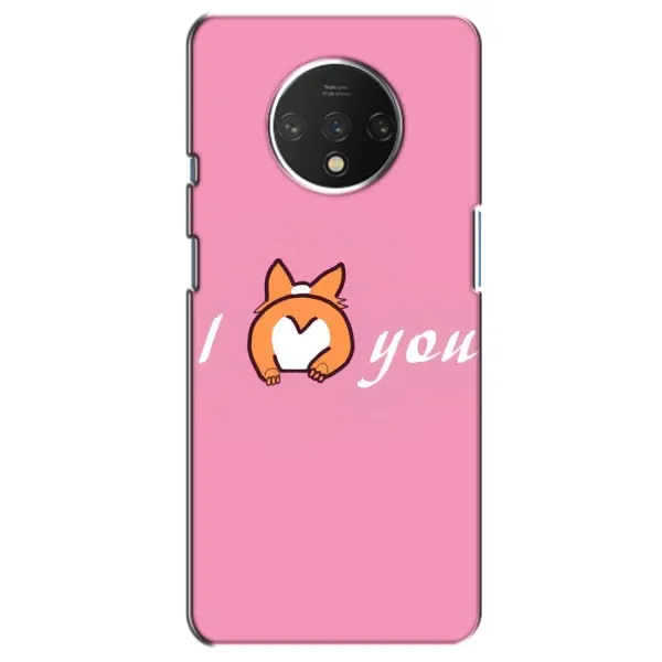 Чехол с рисунком «Я тебя люблю» для OnePlus 7T Чехол с рисунком «Я тебя люблю» для OnePlus 7T