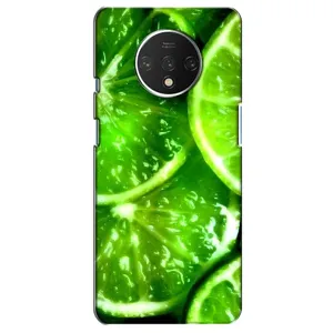 Чохол з зображенням смачної їжі для OnePlus 7T (Яскравий Лайм)