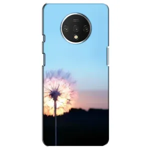 Силіконовий Чохол з кульбабками на OnePlus 7T (Захід з кульбабкою)