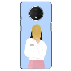 Силиконовый Чехол на OnePlus 7T с картинкой Стильных Девушек (Желтая кепка)