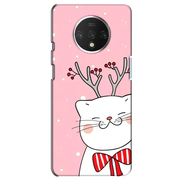 Чехол с рисунком «Зимний кот» для OnePlus 7T Чехол с рисунком «Зимний кот» для OnePlus 7T