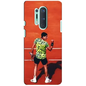 Чохли з прінтом Спортивна тематика для OnePlus 8 Pro (Алькарас Тенісист)