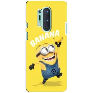 Мультяшный принт на Чехол для ВанПлас 8 Про (Banana)