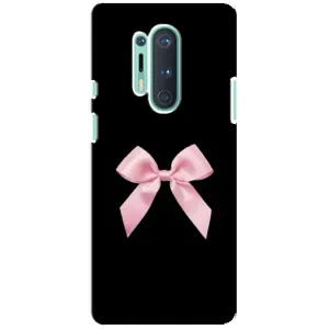 Чохол банти для OnePlus 8 Pro (Бант на чорному)