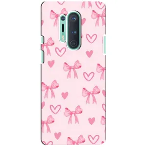 Чохол банти для OnePlus 8 Pro (Бантики і сердечки)
