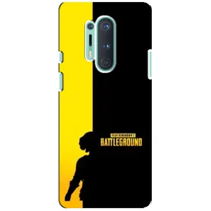 Чохол (TPU) з картинкою "Лого Пабг" на ВанПлас 8 Про (Battlegrounds)
