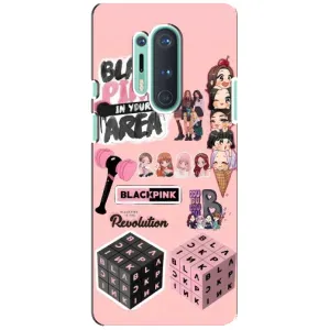 Чохли з картинкою для OnePlus 8 Pro (BLACK PINK колаж)