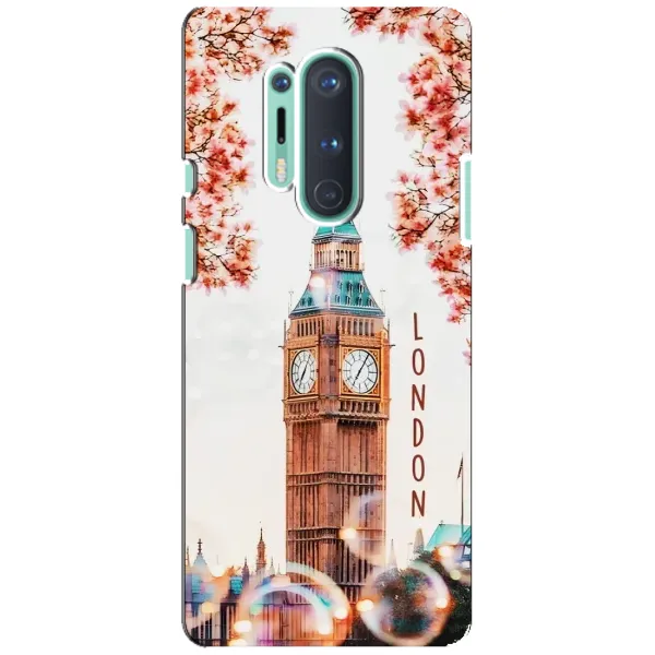 Чохол з малюнком «Годинник Лондон» для OnePlus 8 Pro Чохол з малюнком «Годинник Лондон» для OnePlus 8 Pro