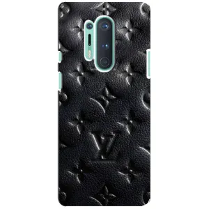 Текстурний Чохол Louis Vuitton для ВанПлас 8 Про (Чорний ЛВ)