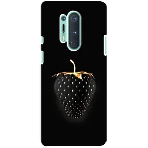 Чохол з зображенням смачної їжі для OnePlus 8 Pro (Чорна полуниця)