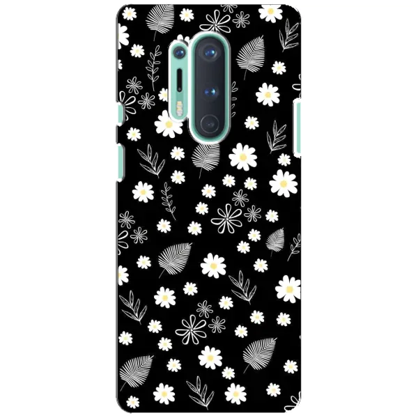 Чехол с рисунком «цветение на чорном» для OnePlus 8 Pro Чехол с рисунком «цветение на чорном» для OnePlus 8 Pro