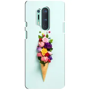 Чохли з тематикою "КВІТИ" на OnePlus 8 Pro (Квітка-морозиво)