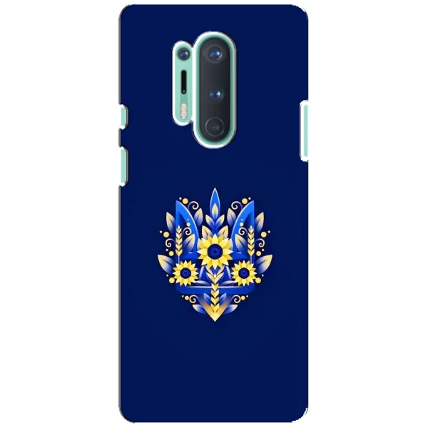 Чехол с рисунком «Цветущий Герб» для OnePlus 8 Pro