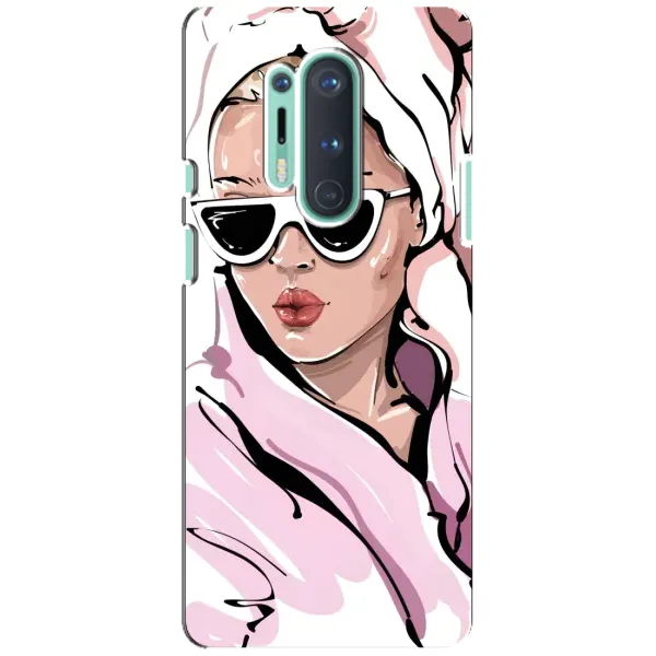 Чехол с рисунком «Девушка в халате» для OnePlus 8 Pro