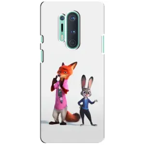 Силиконовый чехол с принтом Зоотрополіс для OnePlus 8 Pro (Джуди и Ник)