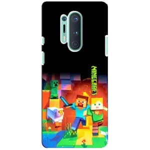 Чохли для OnePlus 8 Pro (Персонажі МайнКрафт) (Герой Майнкрафт)
