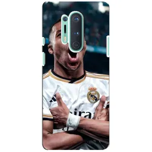 Чехол (TPU) с Футболистом на OnePlus 8 Pro (Гол Мбаппе)