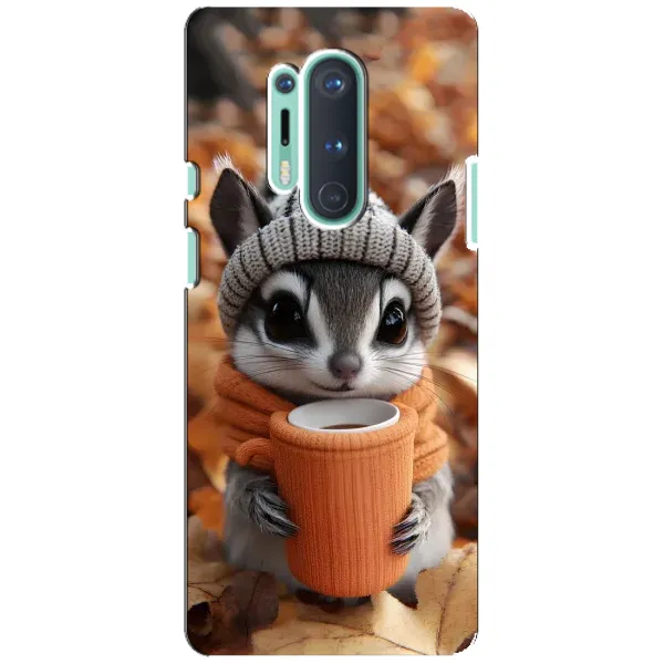 Чехол с рисунком «Грызунчик с кофе» для OnePlus 8 Pro Чехол с рисунком «Грызунчик с кофе» для OnePlus 8 Pro