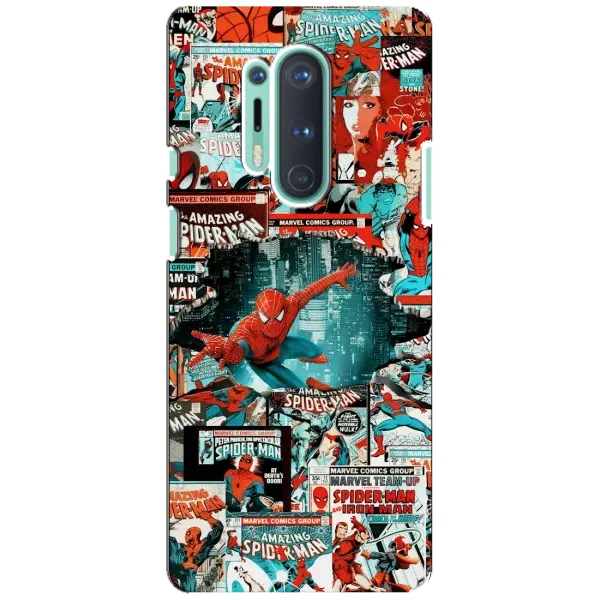 Чехол с рисунком «Комиксы Человек Паук» для OnePlus 8 Pro Чехол с рисунком «Комиксы Человек Паук» для OnePlus 8 Pro