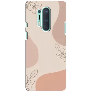 Чохол квітковий дизайн для OnePlus 8 Pro (Кориневий фон)