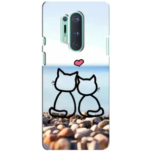Силиконовые Чехлы Любимому человеку для OnePlus 8 Pro (Котейки)