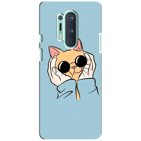 Чехол с рисунком «КОТИК в очках» для OnePlus 8 Pro Чехол с рисунком «КОТИК в очках» для OnePlus 8 Pro
