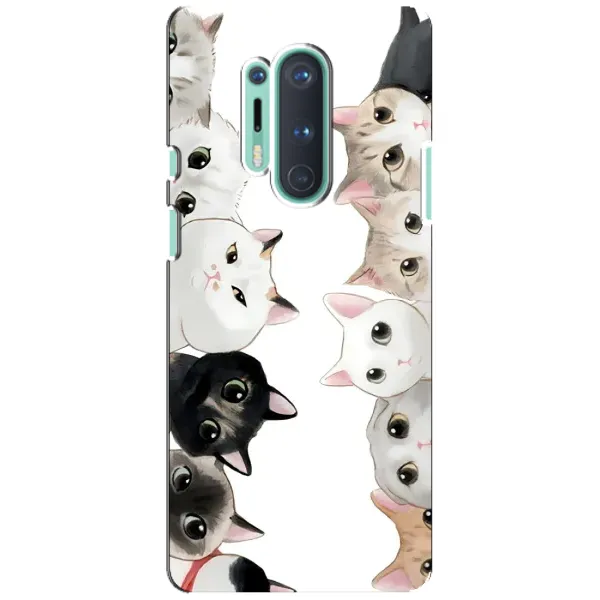 Чехол с рисунком «Коты» для OnePlus 8 Pro