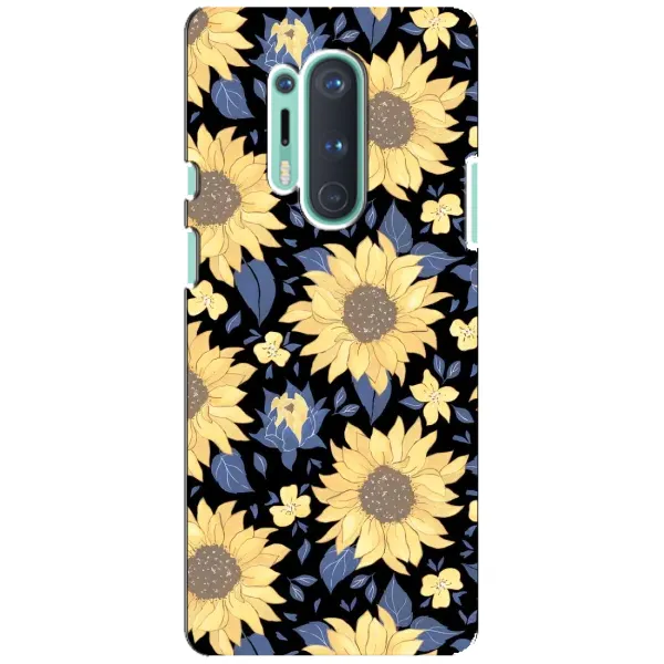 Чехол с рисунком «красивые цветы» для OnePlus 8 Pro Чехол с рисунком «красивые цветы» для OnePlus 8 Pro