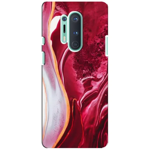 Чехол с рисунком «Красный мрамор» для OnePlus 8 Pro Чехол с рисунком «Красный мрамор» для OnePlus 8 Pro