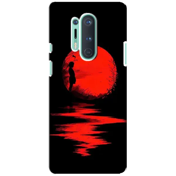 Чехол с рисунком «Красный Закат» для OnePlus 8 Pro