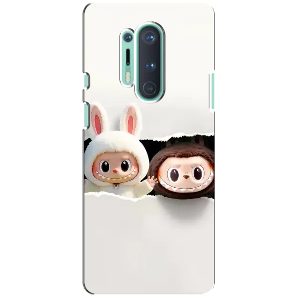Чехол с рисунком «Фигурки Labubu» для OnePlus 8 Pro Чехол с рисунком «Фигурки Labubu» для OnePlus 8 Pro