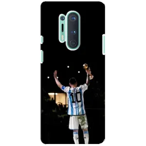 Чехлы Лео Месси Аргентина для OnePlus 8 Pro (Лео Чемпион)