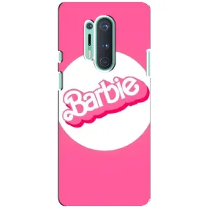 Силіконовый Чохол Барбі фільм на OnePlus 8 Pro (Лого Барбі)