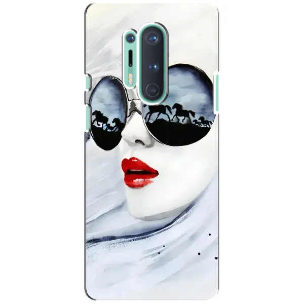 Чехол с рисунком «Любительница коней» для OnePlus 8 Pro