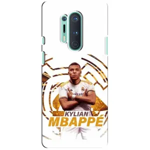 Чехол (TPU) с Футболистом на OnePlus 8 Pro (Мбаппе Реал)