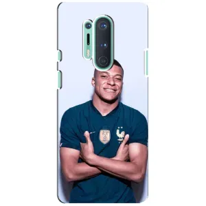 Чехол (TPU) с Футболистом на OnePlus 8 Pro (Мбаппешичка)