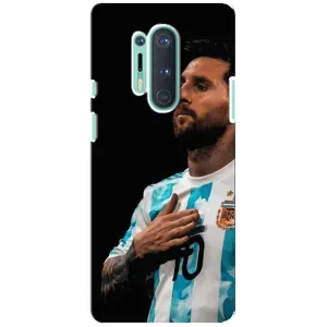 Чехлы Лео Месси Аргентина для OnePlus 8 Pro (Месси Капитан)