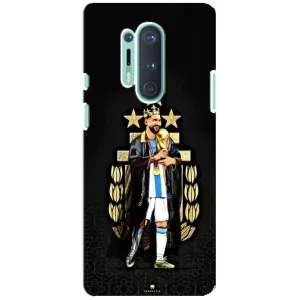Чехлы Лео Месси Аргентина для OnePlus 8 Pro (Месси король)