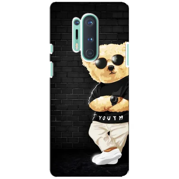 Чехол с рисунком «Мишка в очках» для OnePlus 8 Pro Чехол с рисунком «Мишка в очках» для OnePlus 8 Pro
