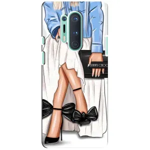 Силиконовый Чехол на OnePlus 8 Pro с картинкой Стильных Девушек (Мода)