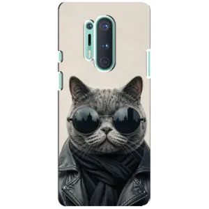 Чехол на тематику: Коты для OnePlus 8 Pro (Модный кот)