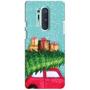Чехол Новогодняя Елка на OnePlus 8 Pro (Новогодние подарки)
