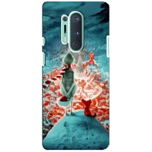 Чехол с рисунком «Новогодний Гринч» для OnePlus 8 Pro