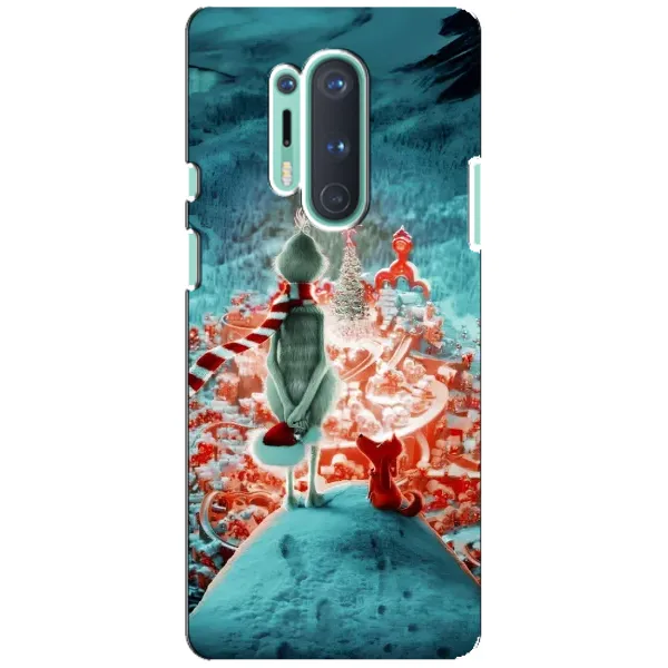Чехол с рисунком «Новогодний Гринч» для OnePlus 8 Pro