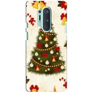Чехол Новогодняя Елка на OnePlus 8 Pro (Новогодний принт)